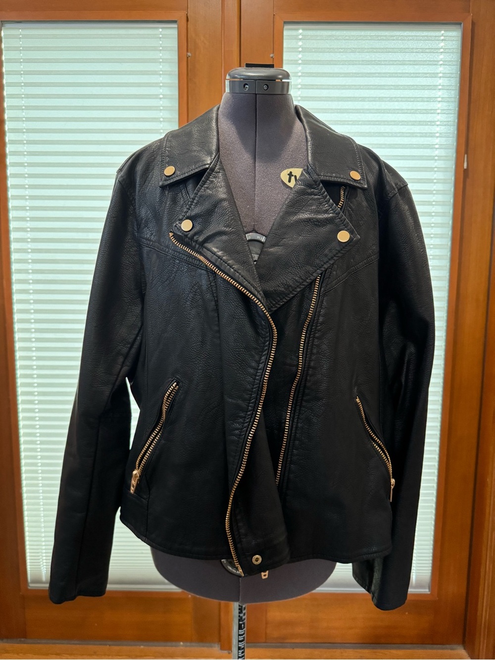 Blank NYC faux leather jacket